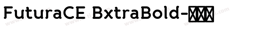 FuturaCE BxtraBold字体转换 FuturaCE BxtraBold字体转换